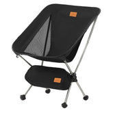 Naturehike YL08 chair setup in 15 seconds on a trail for quick rest.
