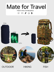 NATUVENIX fishing pants elastic waist for all-day comfort