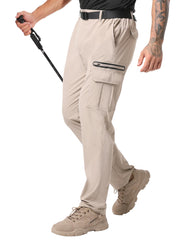NATUVENIX hiking pants men with side pockets for secure trail storage and easy access.