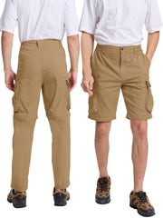 NATUVENIX hiking pants side-pocket detail highlighting ample storage for maps and snacks