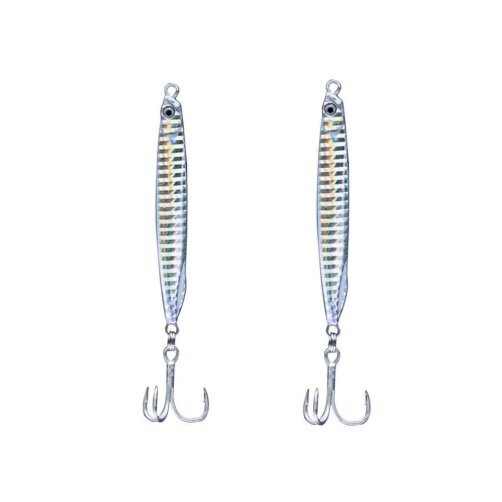 Navicatch 150g silver jig close-up, designed for deep-water jigging and strong strikes.