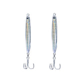 Navicatch 150g silver jig close-up, designed for deep-water jigging and strong strikes.