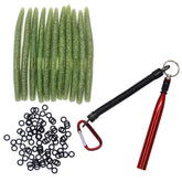 Nawaish Senko 5 inch green pumpkin lure demonstrating lifelike action for freshwater bass