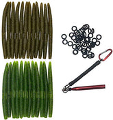 Nawaish Senko soft plastic lures 5in pack ideal for easy rigging and casting