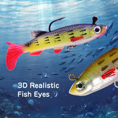 NAWAISH pre-rigged jig head ensures fast setup and long-distance casting.