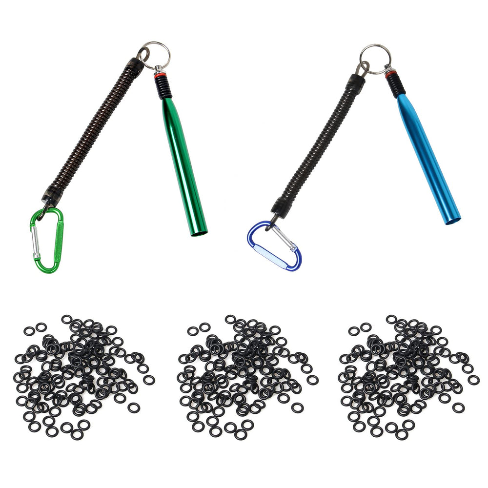 Nawaish Wacky Tool in blue enabling quick Wacky Ring rigging for Senko baits