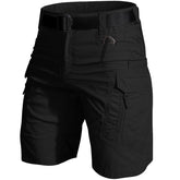 nayjury men's hiking cargo shorts front view shows durable stretch fabric for outdoor comfort