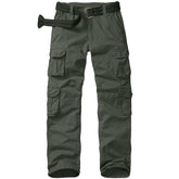 nayjury women's cargo pants elastic waistband shown for all-day comfort on hikes.