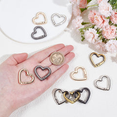 NBEADS heart keyclip color-c ideal for securing car keys anywhere