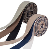 NBEADS polycotton webbing 38mm red strap for durable bag handles and belts