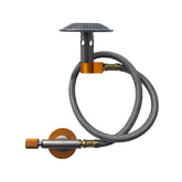 nCamp stove adapter with braided hose and 14.5 inch reach for easy setup