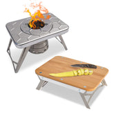 NCamp K2G basic stove collapsible burner for compact backpacking meals.