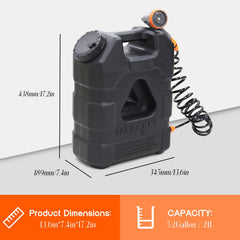 NCFAUTO ergonomic handle facilitates easy transport on site or trail