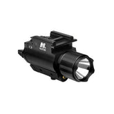 NcSTAR AQPFLSG green laser with flashlight mounted for versatile low-light targeting
