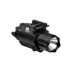 NcSTAR AQPFLSG green laser with flashlight mounted for versatile low-light targeting
