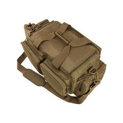 NcSTAR VISM Expert Range Bag rear pockets secure notepad, pens, and glasses.