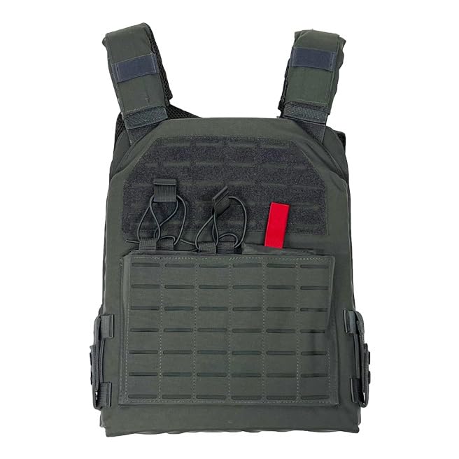NcSTAR VISM LSR Cut PLT Carrier front view with 11x14 plate compatibility