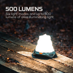 NEBO Galileo Air offers six lighting modes for versatile outdoor lighting.