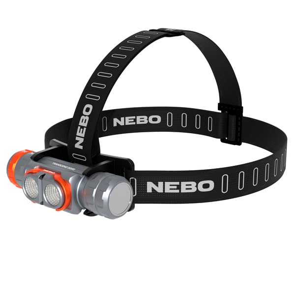 NEBO Transcend 3K headlamp delivers 3000 lumens for night visibility on trails
