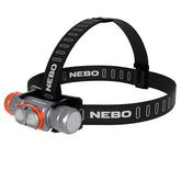 NEBO Transcend 3K headlamp delivers 3000 lumens for night visibility on trails