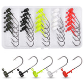 Ned Rig Mushroom Jig Head Kit close-up with bait keeper