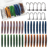 Ned Rig soft plastics bass fishing kit with lure sticks and jig heads