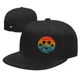 Negi Classic Skull Snapback Hat - front view