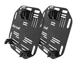 Nelson-Rigg quick-release plate on a flat-bar rack shows compatibility and a clean fit.