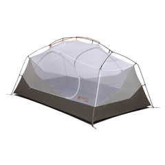 NEMO Aurora tent vertical walls maximize interior space for comfortable group camping.