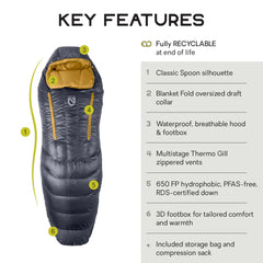 NEMO Disco Endless Promise interior for roomy elbow and knee movement during bivy.