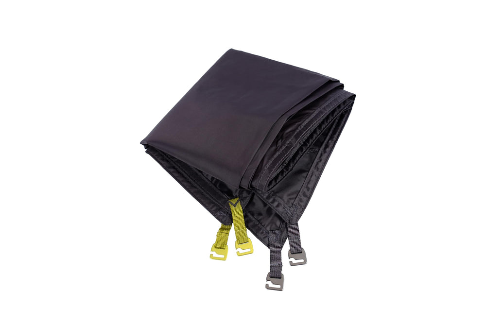 NEMO Dragonfly OSMO footprint under tent protects floor and extends tent life.
