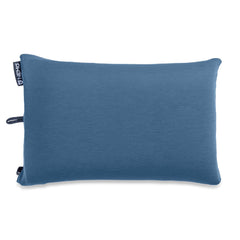 Nemo Fillo pillow inflated for comfortable camp rest in compact form.
