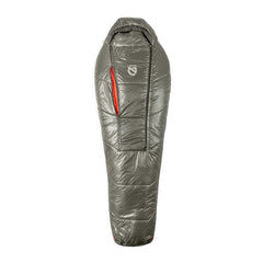 NEMO Soul front view sleeping bag in Smokey Olive for compact backpacking comfort.