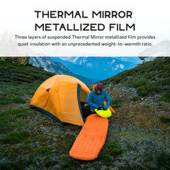 Nemo Tensor Alpine Spaceframe baffles deliver stability and quiet sleep.