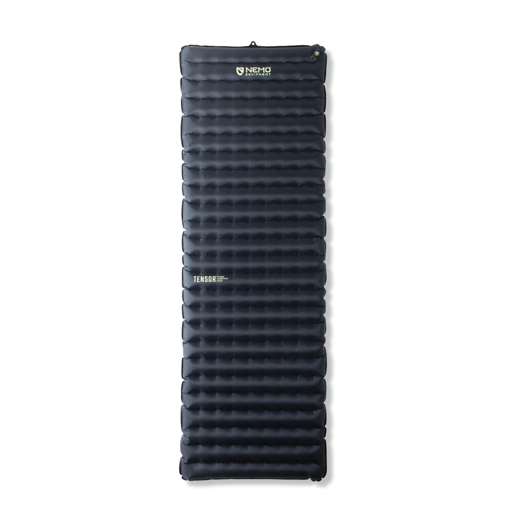 Nemo Tensor sleeping pad inflated-76x25 offers full-length comfort on any terrain.
