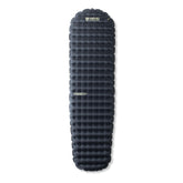 Nemo Tensor sleeping pad setup closeup highlights premium insulation for cold-weather camping.