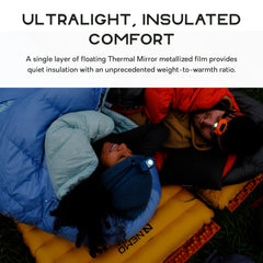 Nemo Tensor Trail sleeping pad 76x25 long-wide offers roomy comfort.