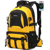 Neriion 40L hiking backpack front view for easy load access and organization.