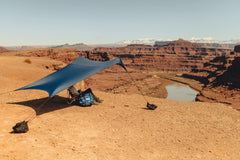 Neso aluminum poles ensure durable stability for easy setup in any outdoor activity.