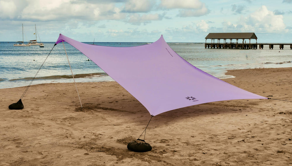 Neso Grande beach tent carry bag keeps you organized during travel and setup.