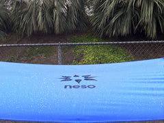 Neso Sidelines 1 compact-pack design fits in carry-on luggage for travel.