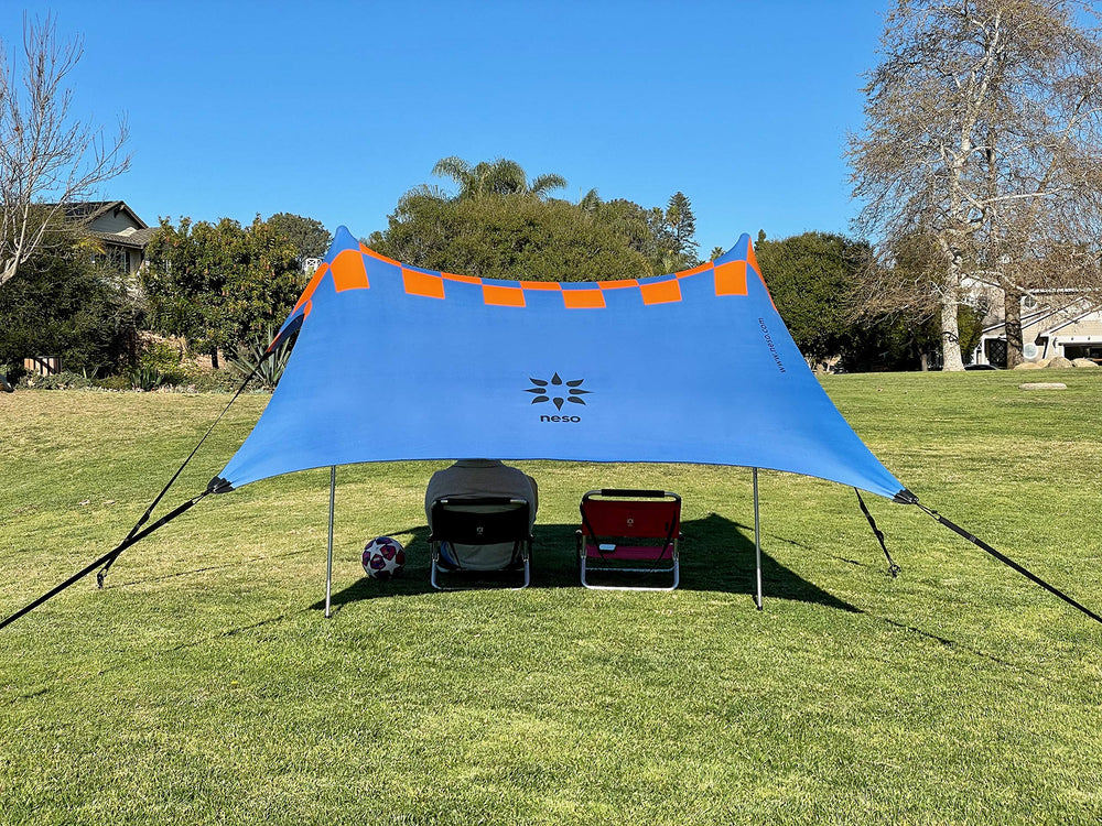 Neso Sidelines 1 setup provides instant shade at a game.