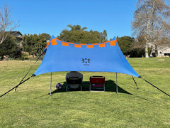Neso Sidelines 1 setup provides instant shade at a game.