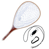 NetAngler fly fishing net with soft rubber mesh