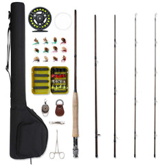 NetAngler 8-foot 4-section fly fishing rod in beginner kit