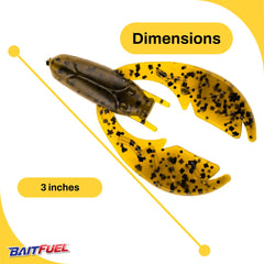NetBait BAITFUEL PACA Chunk jig-trailer design boosts vibration and attracting bass