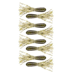 NetBait BAITFUEL tubes, 2.5-inch, dark melon gold purple attract more bites with scent technology.