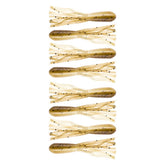 NetBait BAITFUEL Tubes 4-Inch Juvenile Goby close-up shows X55 scent infusion attracting bites.