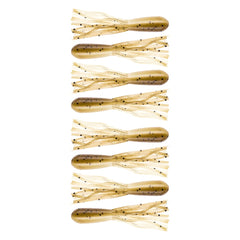 NetBait BAITFUEL Tubes 4-Inch Juvenile Goby close-up shows X55 scent infusion attracting bites.