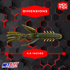 NetBait HexTek Big Boar hexagonal pockets close-up boosts scent diffusion